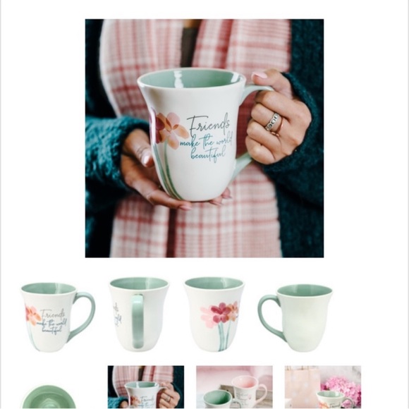 New in Box Rosy Heart "Friends" 16 oz. Mug - Picture 6 of 13